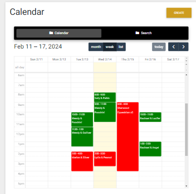 Equicantis calendar